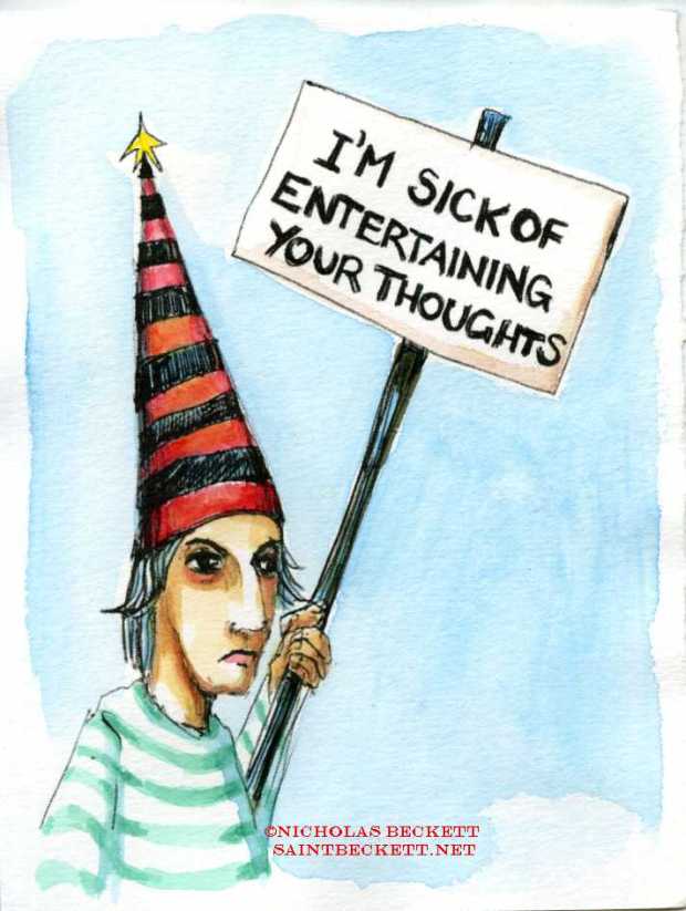 Entertaining is so draining