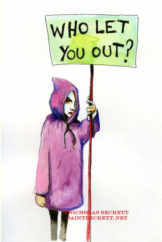 It's raining so hard outside