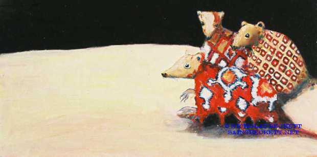 The are rugs of rats