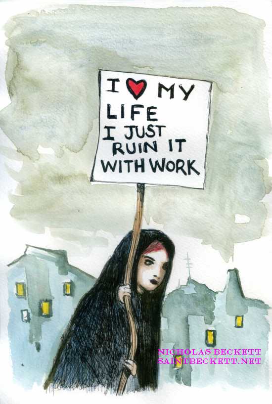 Went to the May Day rally.