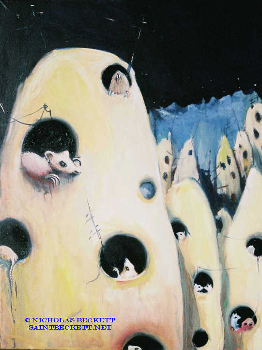 They're building new flats out the back